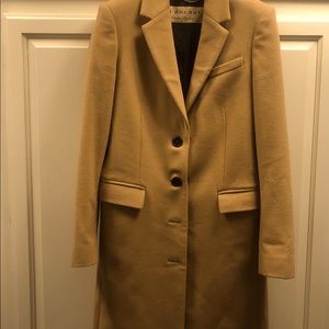 Authentic Burberry wool/cashmere long coat Camel.